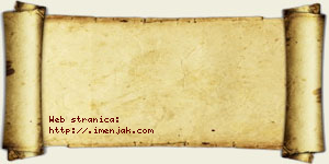 Hana Zorić vizit kartica